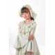 Özel Tasarım Vintage Kız Çocuk Elbise, Saç Aksesuarlı Kız Çocuk Abiye Elbise, Uzun Kız Çocuk Elbise