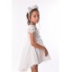 Özel Tasarım Kız Çocuk Elbise, Kız Çocuk Doğum Günü Elbise, Dantel İşlemeli Elbise