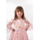 Duvaklı Elbise, Tamamı 3 Boyutlu Kumaş Abiye, Gelinlik, Vintage Elbise
