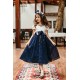 Taç Aksesuarlı , Vintage Kız Çocuk Elbise, Abiye Elbise.